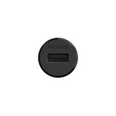 Автомобильное зарядное устройство для телефона Mophie Single 2.4A. USB 3361 [Длина кабеля]м Черный