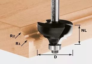 Фреза Festool многопрофильная HW S8D36,7/R6/R6 , 491031