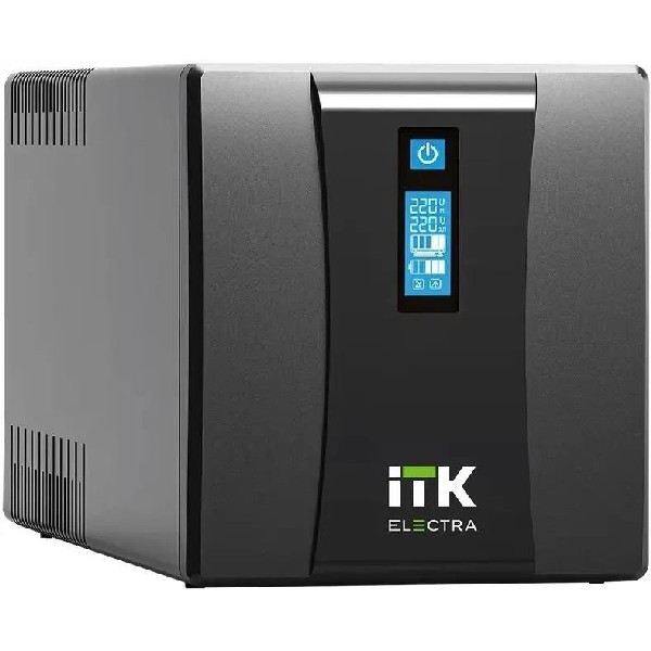 Источник бесперебойного питания ITK EET-1500VA-1-002 черный, 1500BA.