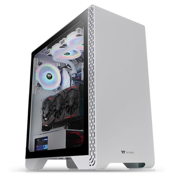 Корпус Thermaltake S300 Tempered Glass mid-tower белый CA-1P5-00M6WN-00