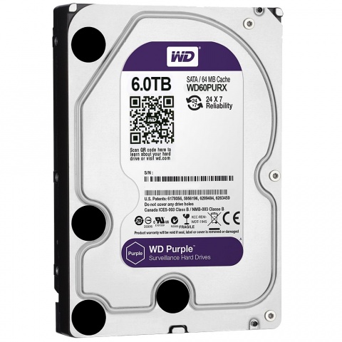 Жесткий диск Western Digital WD60PURX 6000 Гб